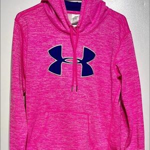 Medium under armor pink hoodie